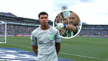 Luis Marquínez y David Ospina Foto: X y Captura de Win Sports