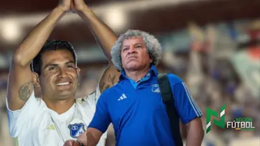 Mackalister Silva y Alberto Gamero. Foto: redes de Millonarios.