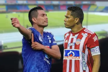 Mackalister Silva y Carlos Bacca.