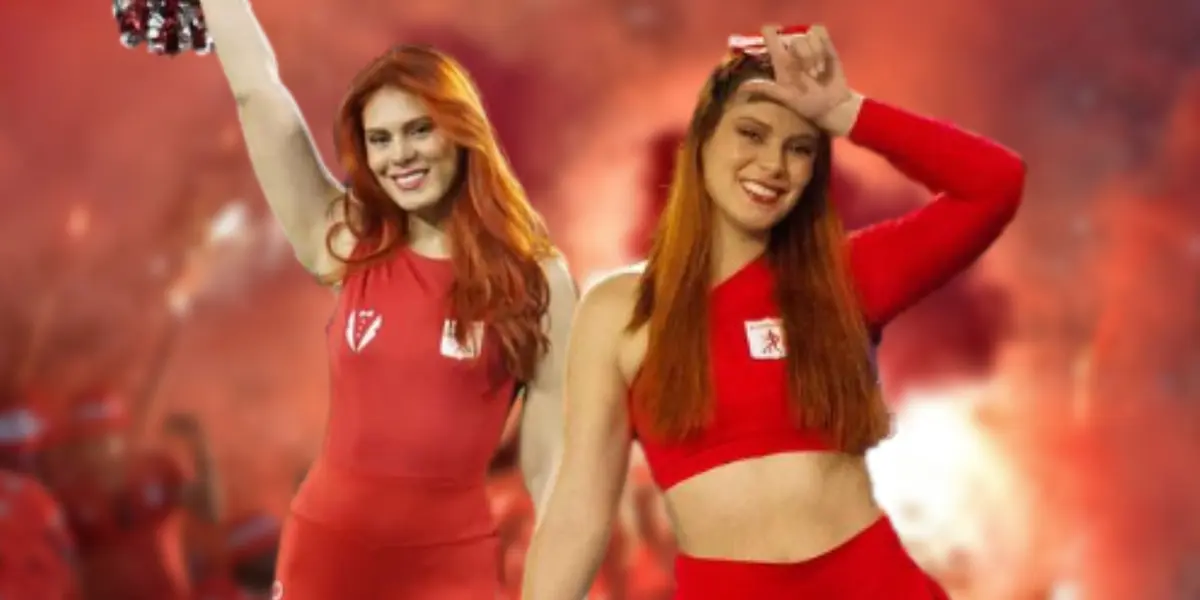 María Fernanda García, porrista del América de Cali.