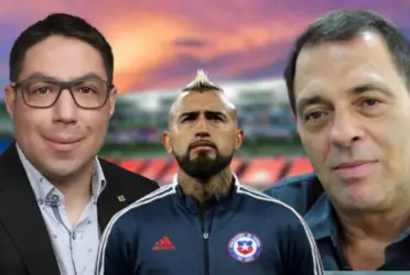 Matías Camacho, Arturo Vidal y Tulio Gómez.