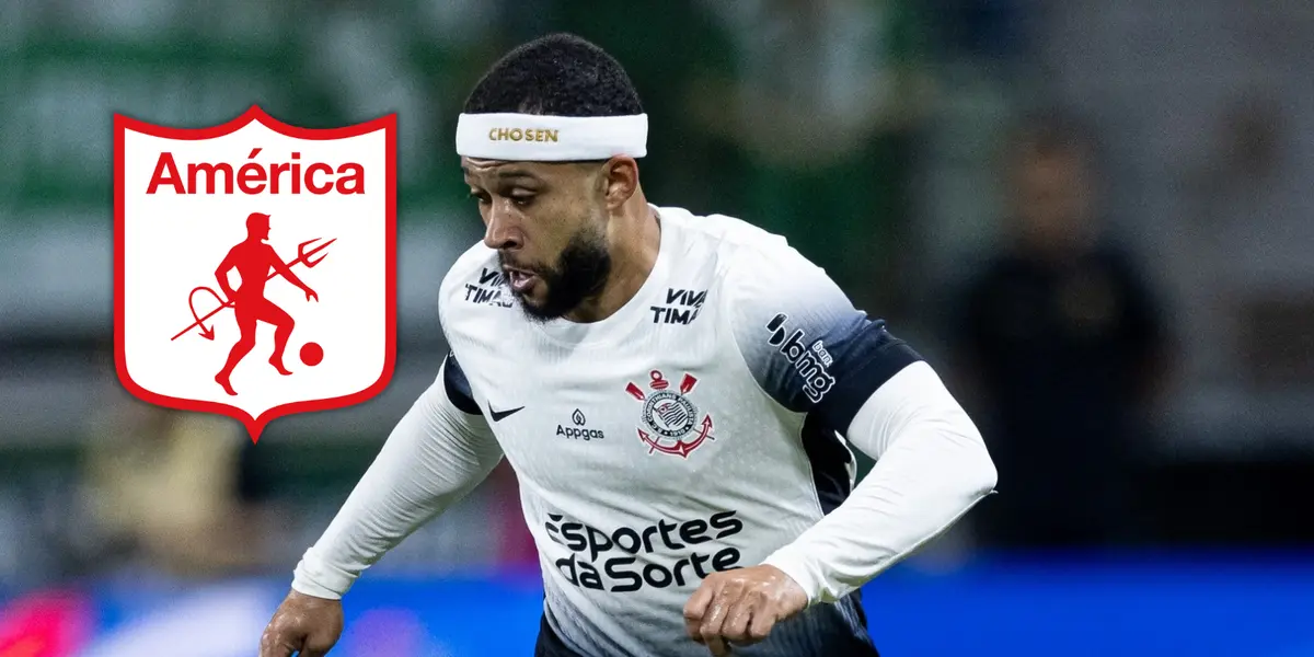 Memphis Depay, jugador del Corinthians de Sao Paulo Foto: Corinthians y Escudoteca