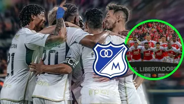 Millonarios FC e Independiente Santa Fe Foto: Escudoteca, MFC e Independiente Santa Fe