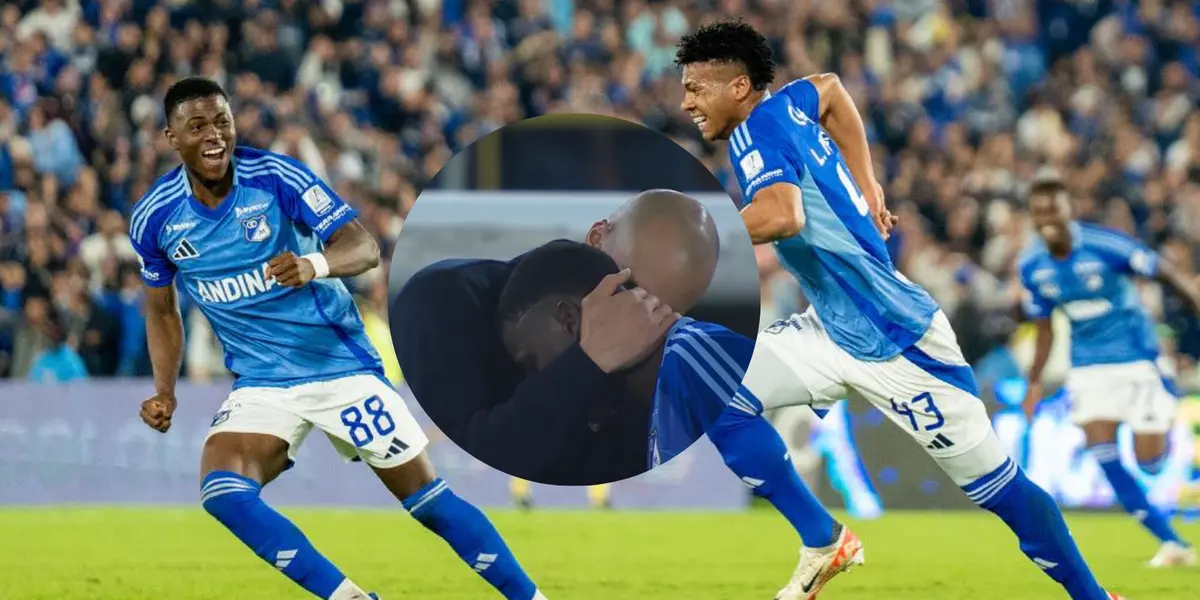 Millonarios tuvo una noche redonda y polémica, mira la leyenda que defendió a Neyser Villarreal Foto: MFC y Win Sports