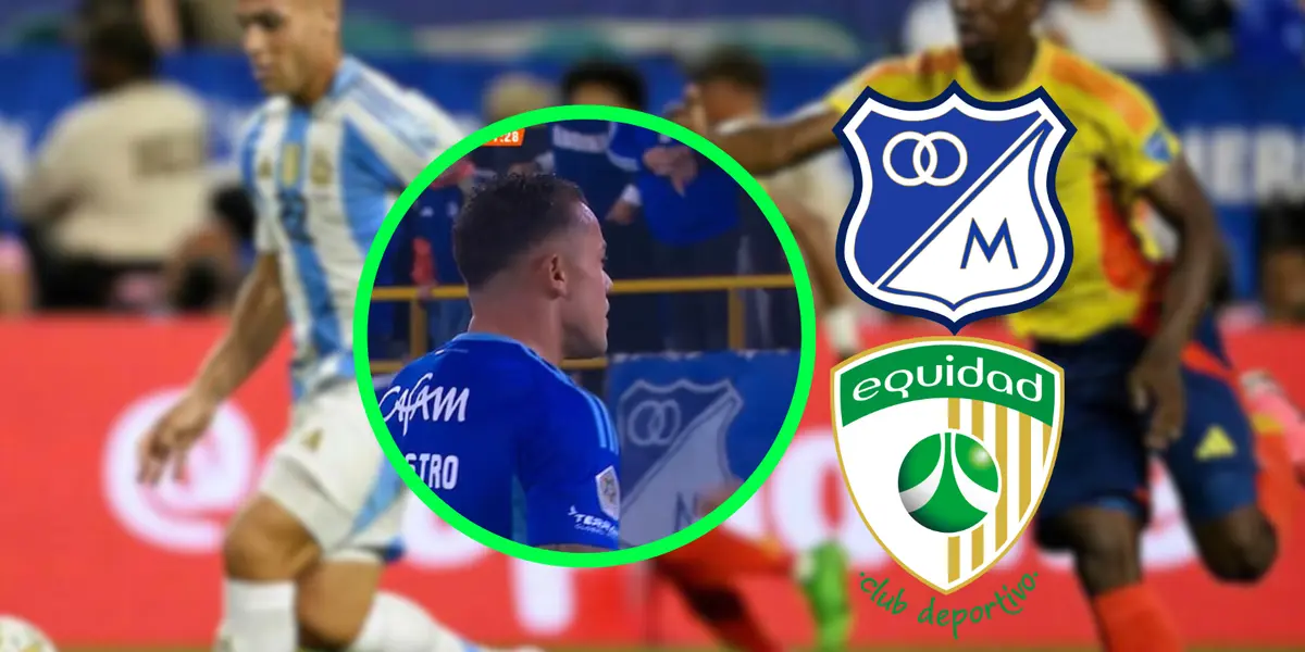 Millonarios vs La Equidad Foto: Captura de Win Sports y Escudoteca