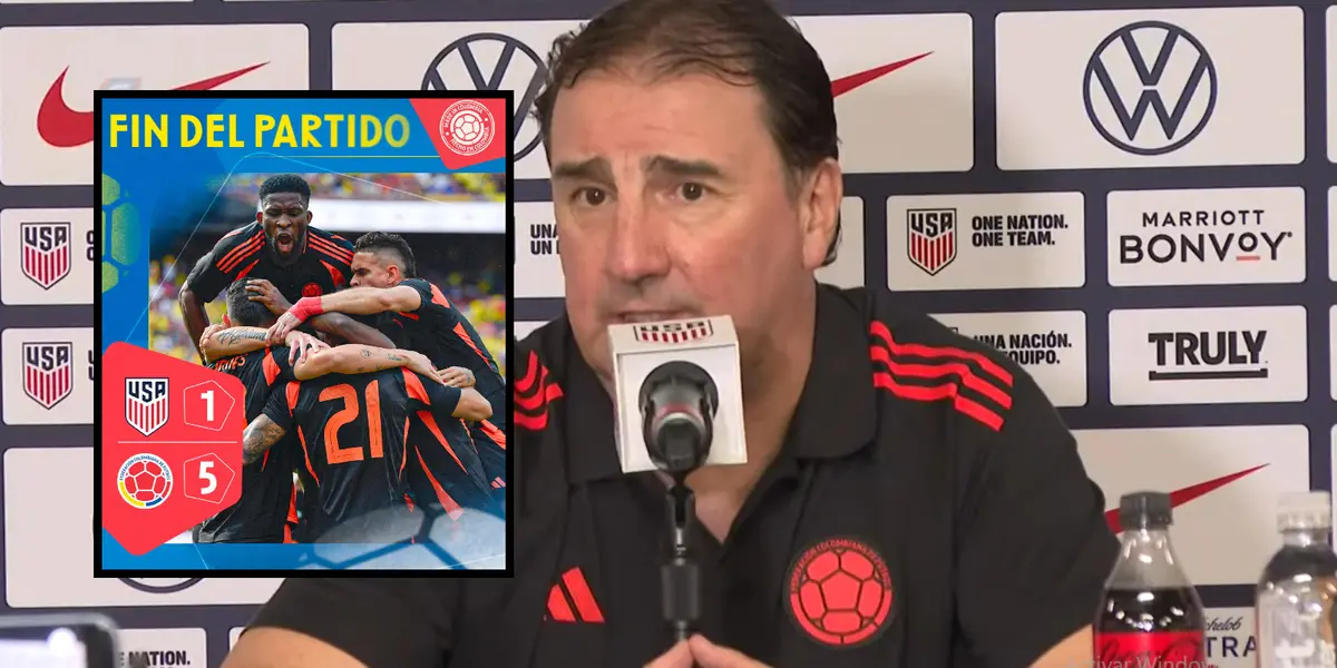 Néstor Lorenzo en rueda de prensa