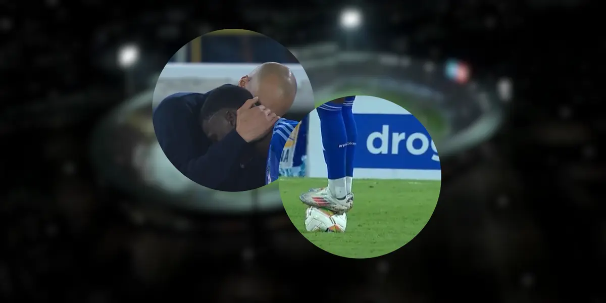 Neyser Villarreal hizo una locura en El Campín y así reaccionó Santa Fe Foto: Captura de Win Sports