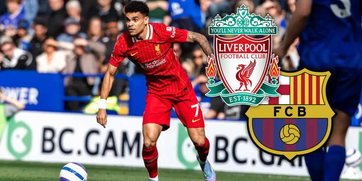 ¡No es solo el Barça! Otro gigante va por Luis Díaz Foto. Escudoteca y LFC