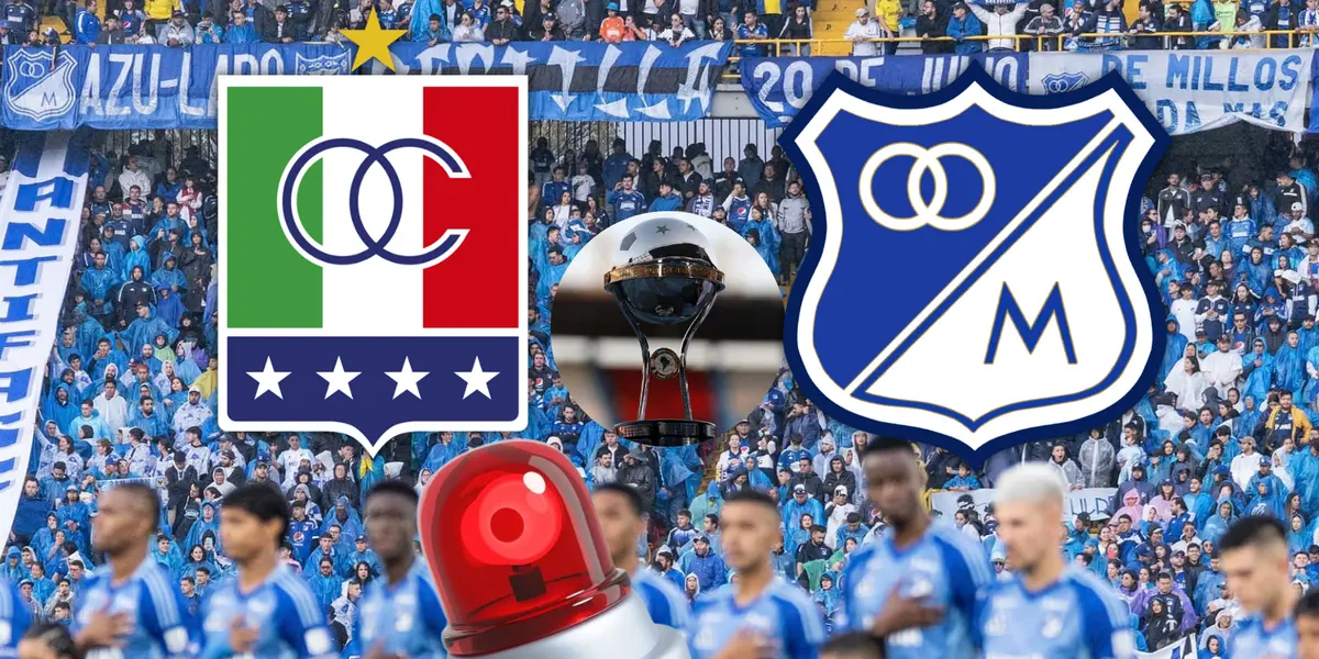 Once Caldas vs Millonarios Foto: Escudoteca, MFC y Pexels