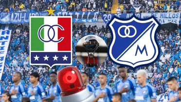 Once Caldas vs Millonarios Foto: Escudoteca, MFC y Pexels