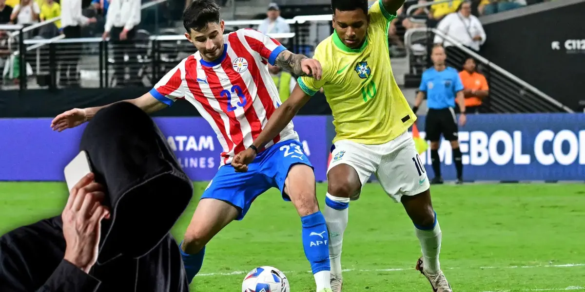 Paraguay vs Brasil Foto: Dela y Conmebol