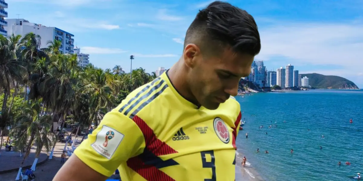 Radamel Falcao García, delantero colombiano.
