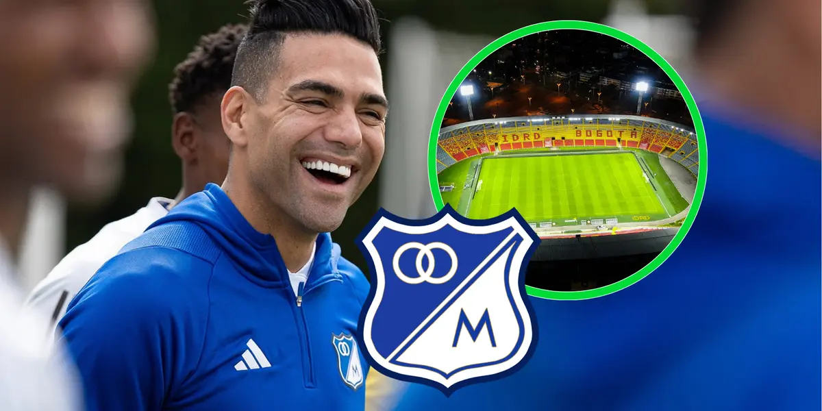 Radamel Falcao García Foto: Millonarios FC e IDRD