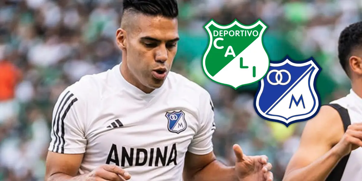 Radamel Falcao García Foto: Millonarios FC y Escudoteca