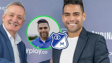 Radamel Falcao García Foto: Millonarios FC y Falcao