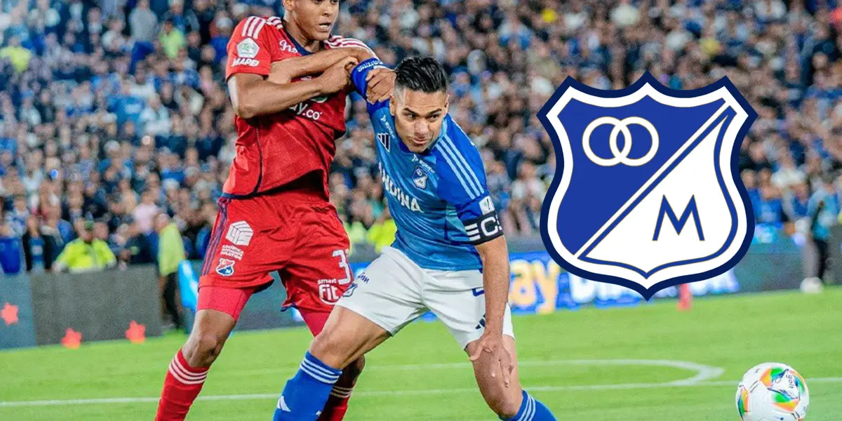Radamel Falcao García Foto: Millonarios y Escudoteca