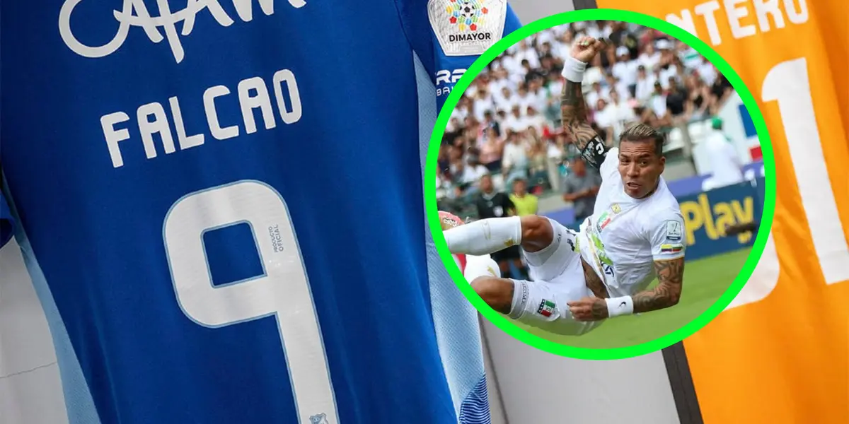 Radamel Falcao García y Dayro Moreno Foto: MFC y Once Caldas