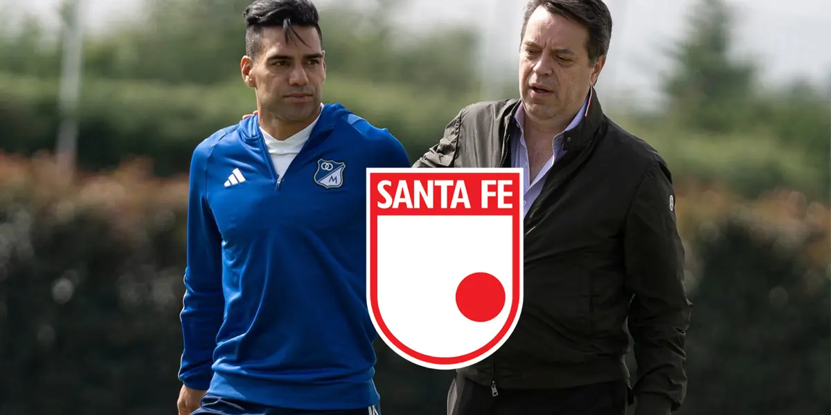 Radamel Falcao García y Gustavo Serpa Foto: MFC y Escudoteca