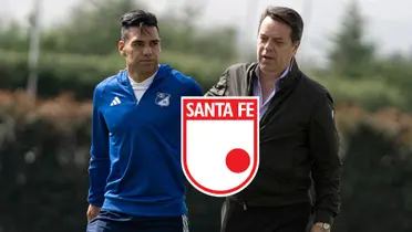 Radamel Falcao García y Gustavo Serpa Foto: MFC y Escudoteca