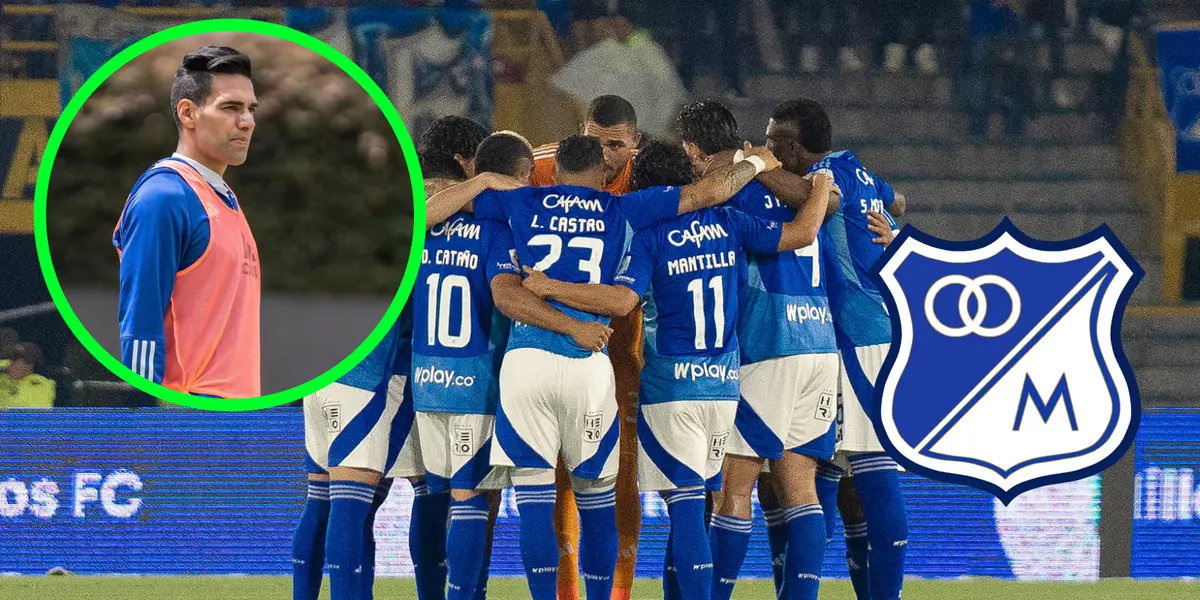 Radamel Falcao García y Millonarios Foto: MFC y Escudoteca