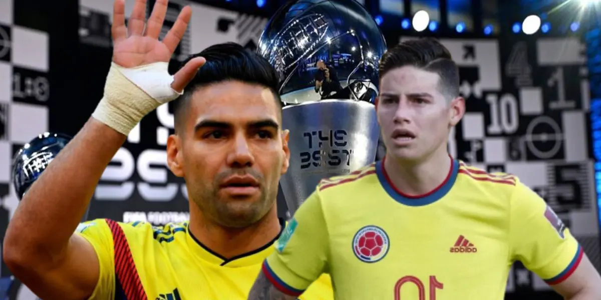 Radamel Falcao y James Rodríguez.