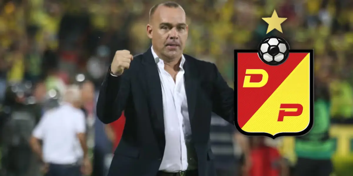 Rafael Dudamel y su estreno con el Deportivo Pereira Foto: Escudoteca y Atlético Bucaramanga