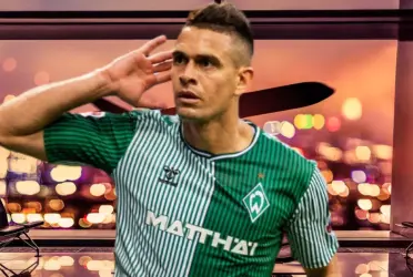 Rafael Santos Borré, delanteor colombiano.