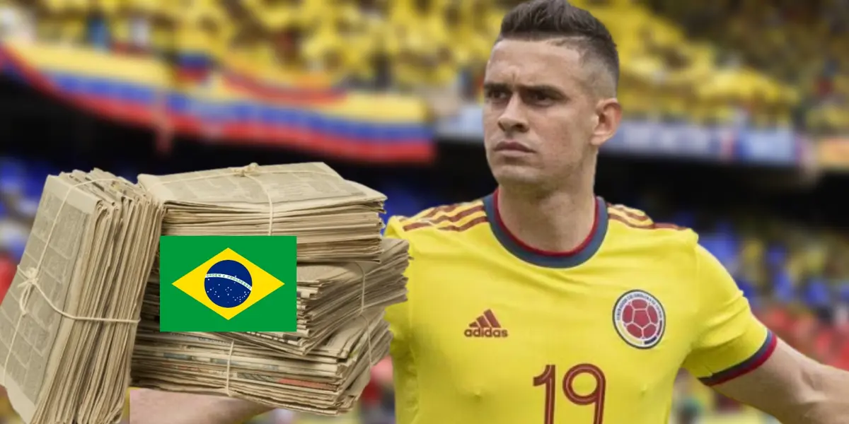 Rafael Santos Borré, delantero colombiano.