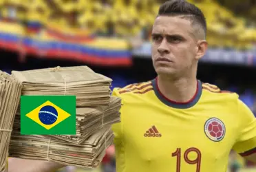 Rafael Santos Borré, delantero colombiano.