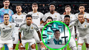Real Madrid y James Rodríguez Foto: Real Madrid y Club León