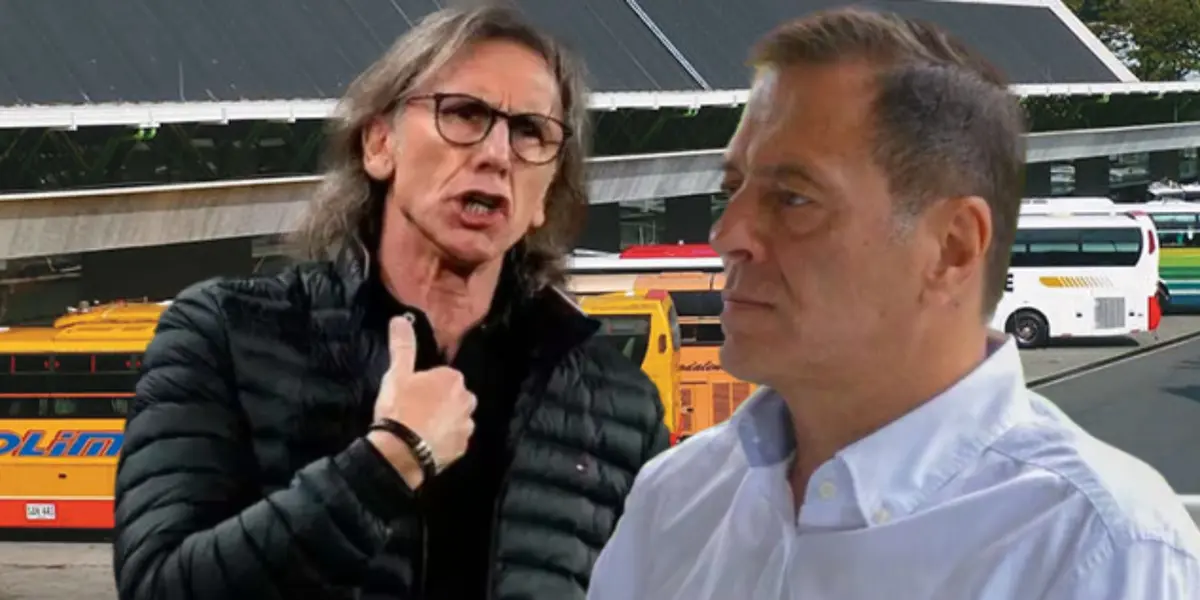 Ricardo Gareca y Tulio Gómez.