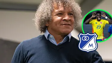 Se reveló la razón por la que Neyser Villarreal no seguirá en Millonarios y el papel de Alberto Gamero en su salida.