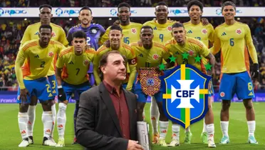 Selección Colombia vs Brasil Foto: Escudoteca, FCF