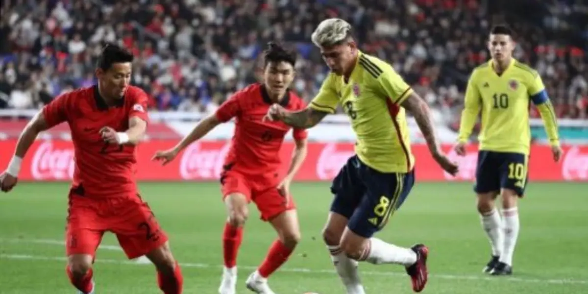 Son Heung-min adelantó con dos goles al equipo local, pero James Rodríguez y Jorge Carrascal igualaron para Colombia.