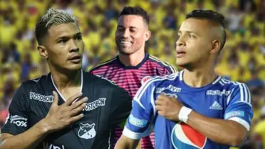 Teófilo Gutiérrez, José Luis Chunga y Jhonny y Ramírez.