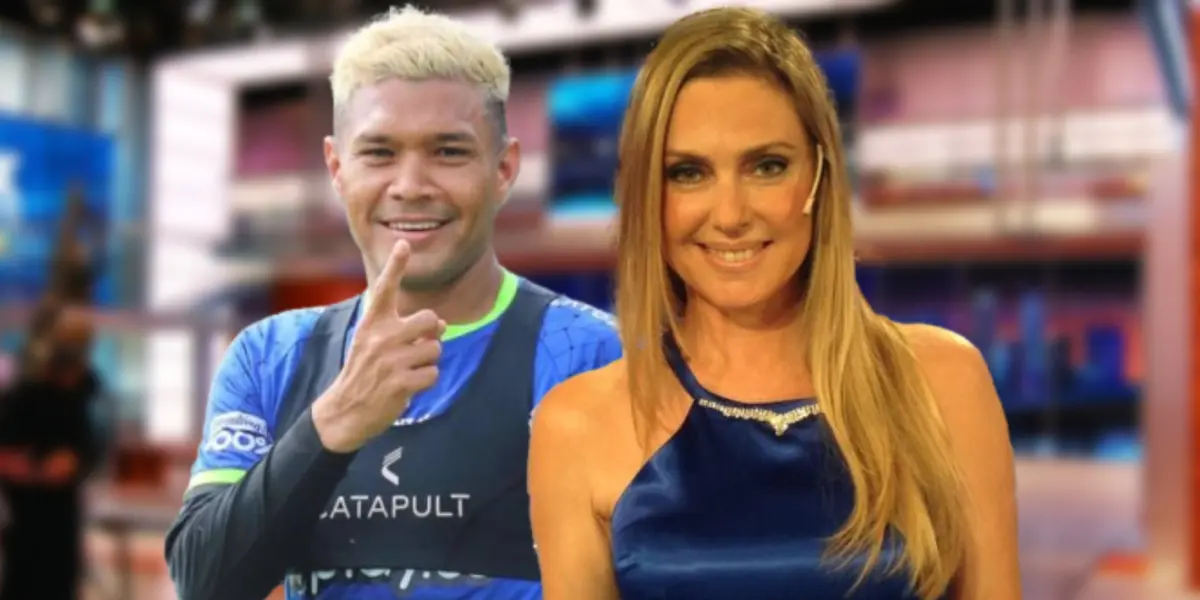 Teófilo Gutiérrez y Margarita Wais.