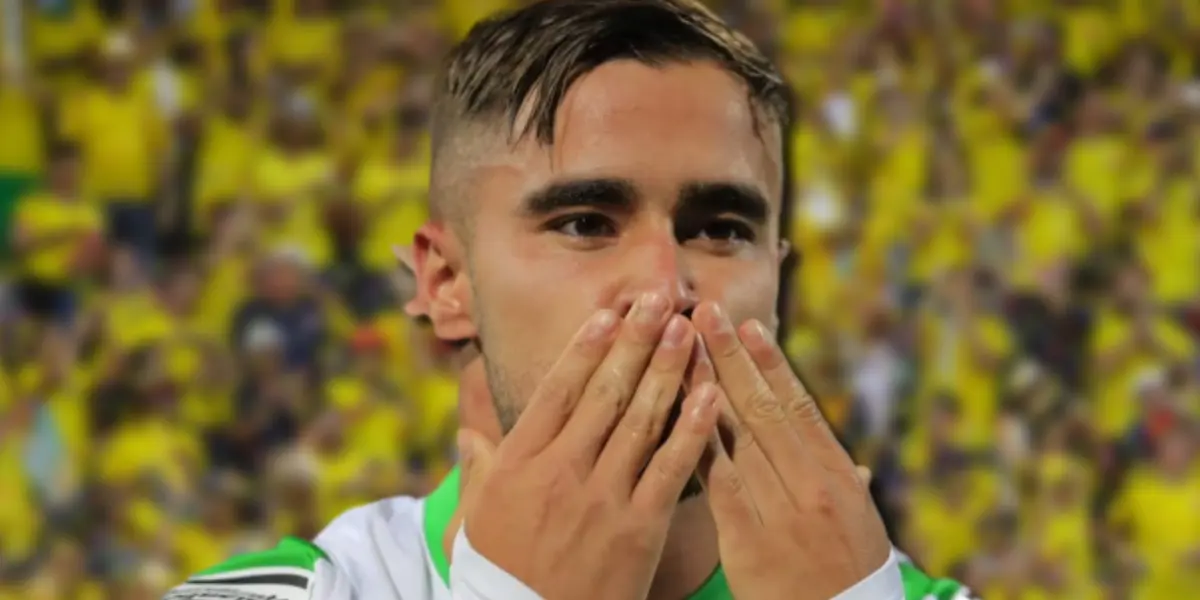 Tomás Ángel, delantero colombiano.