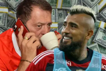 Tulio Gómez y Arturo Vidal.