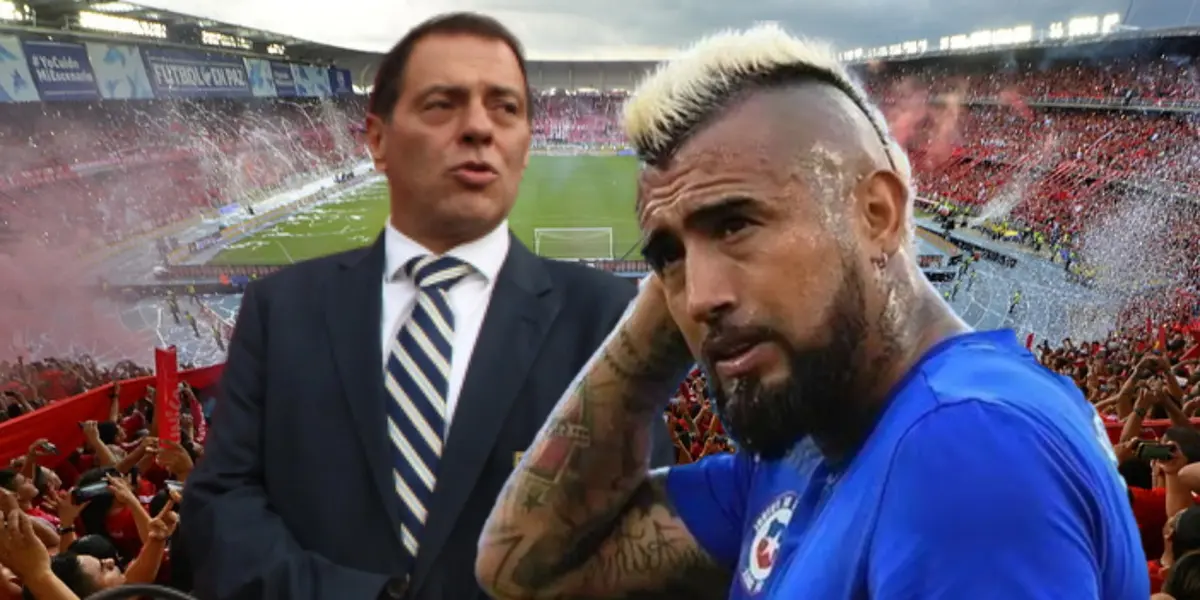Tulio Gómez y Arturo Vidal.