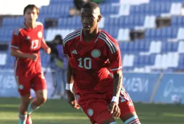 Un equipo europeo ojeó al jugador colombiano durante el último encuentro con la ‘Tricolor’, en el cual marcó tres goles.