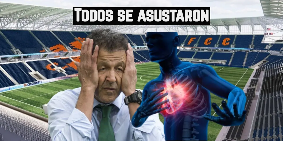 Un futbolista que debutó bajo su mando en Nacional sufrió un grave golpe.