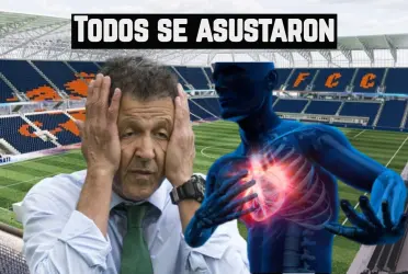 Un futbolista que debutó bajo su mando en Nacional sufrió un grave golpe.