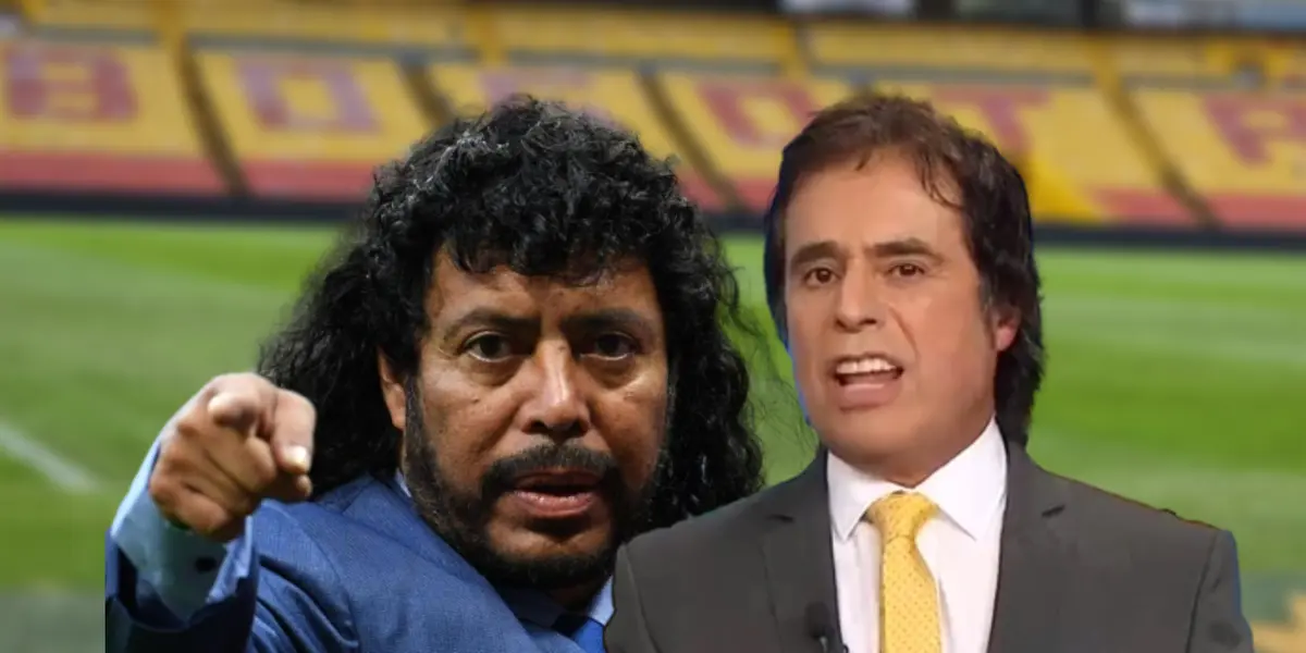 Una varios años el exarquero le propinó un puñetazo en la cara al periodista deportivo.