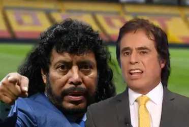 Una varios años el exarquero le propinó un puñetazo en la cara al periodista deportivo.