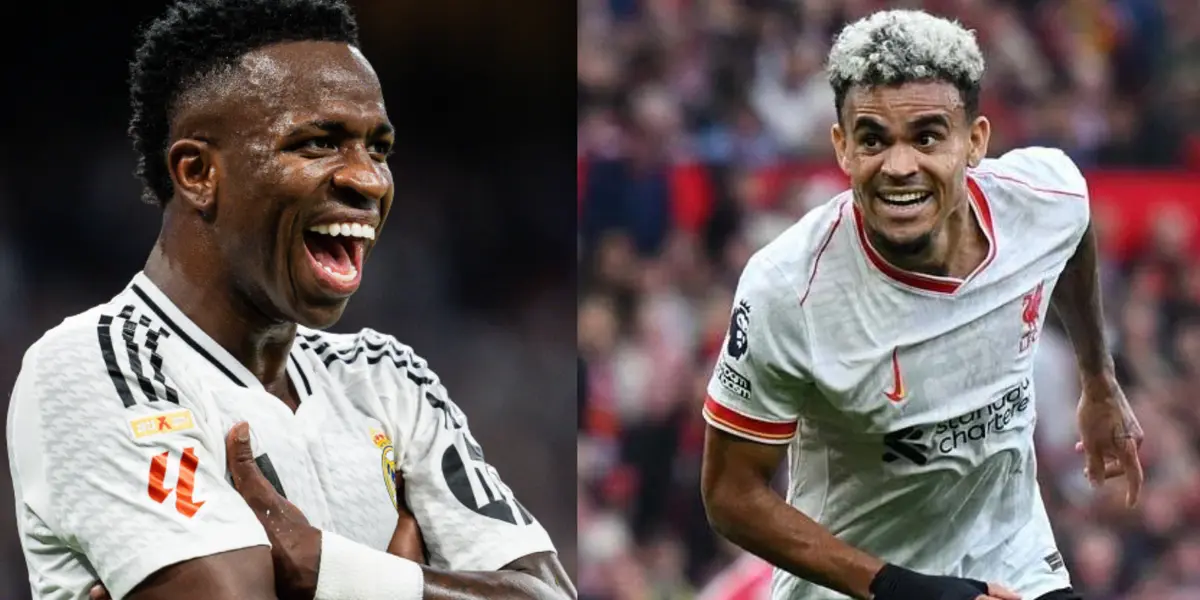 Vinícius Junior y Luis Díaz Foto. Transfermarkt y EFE