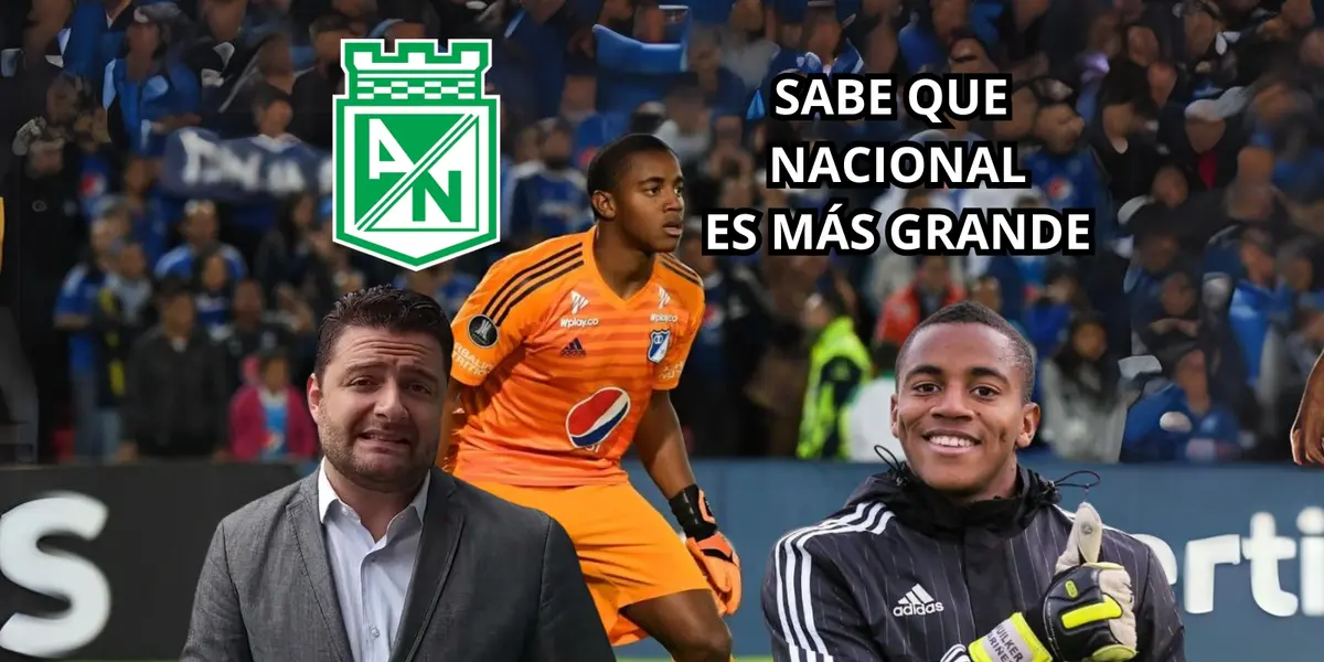 Wuilker Faríñez decidió regresar a jugar en Colombia y apuntó por lo grande al hacerlo con Atlético Nacional.