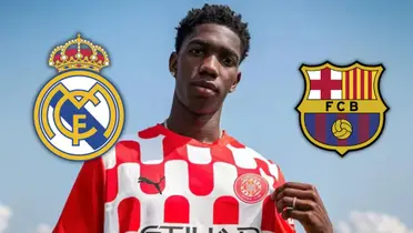 Yaser Asprilla Foto: Girona FC y Escudoteca PN